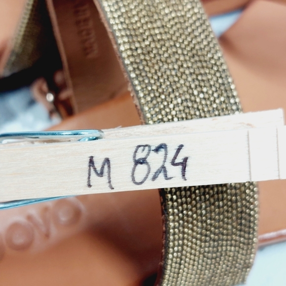 NEW Inuovo Brown Leather Sling Back Buckle Strap Summer Thong Sandals M824 - Picture 11 of 11